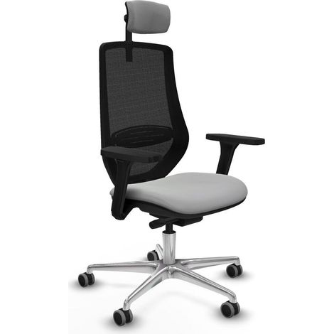 Piqueras y Crespo Mardos Silla de oficina gris claro