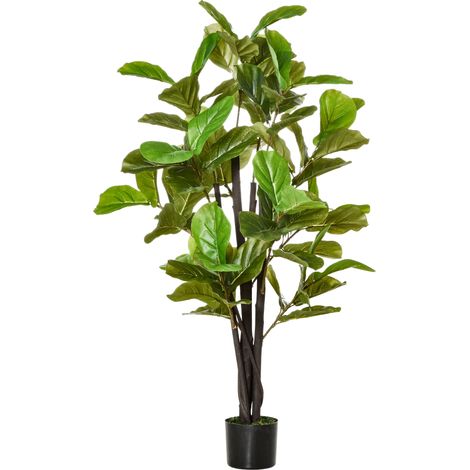 Ficus artificiel réaliste 78 feuilles 130cm