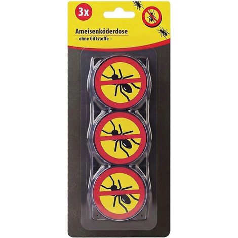 6 piècesPièges à appâts anti-fourmis (paquet de 3), répulsif anti-fourmis non toxique pour l'intérieur, stations d'appât discrètes pour une utilisation domestique (1/5)