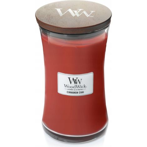 Vela WoodWick de canela y chai, 609,5 g (1/2)