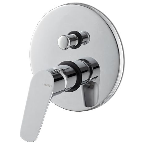 Miscelatore doccia incasso con deviatore Cromato Vema INDO V24140