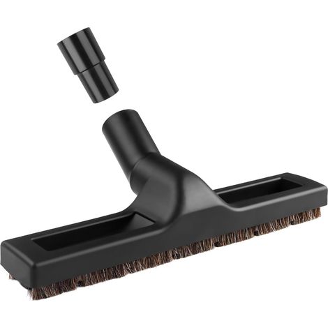 Universelle 32/35-mm-Hartbodendüse, Parkett-Staubsaugerbürste, kompatibel mit Philips Siemens Bosch Miele AEG Panasonic Samsung Dirt Devil  2 Räder  weiche Rosshaarborsten