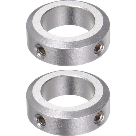 2pcs Adjustment Ring Axis Stop Shaft Clamp 20mm Bore Aluminum Alloy, 32mm OD, 10mm Width for Wheel Wheelbarrow Bridge Gearbox CNC Anodizing (1/5)