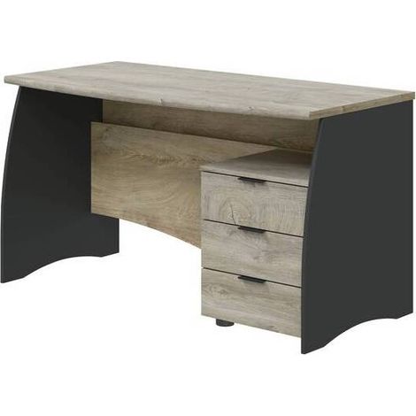 KIT SCRIVANIA ESTIL C/3 CASSETTI 136X67X74 ROVERE ANTRAC