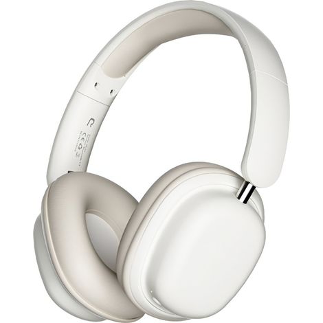 Écouteurs Bluetooth sans fil (beige), microphone pliable détachable, son surround, réduction du bruit, qualité sonore Hi-Fi (1/5)
