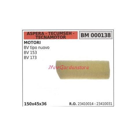 Filtro aria ASPERA motore rasaerba tosaerba tagliaerba BV 153 173 000138