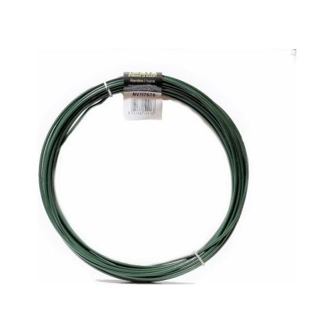 Alambre Acero Plastico Verde Nivel 10 Mt