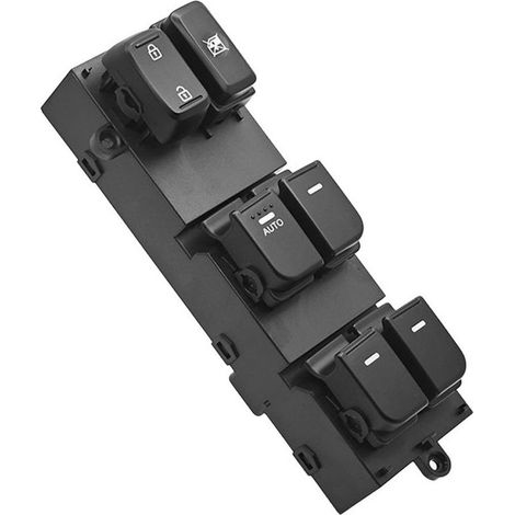 Interrupteur de lève-vitre 93570-2T010, compatible avec les Kia Optima K5 2011-2015, commande la montée et la descente des vitres électriques, et le côté conducteur peut contrôler toutes les vitres du (1/4)