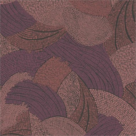 Ethnic style wallpaper wall Profhome 399352 non-woven wallpaper slightly textured with abstract pattern matt red wine red claret violet pastel violet 5.33 m2 (1/5)