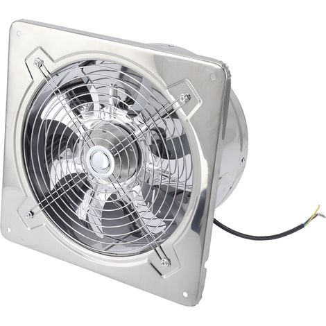 Ventilateur d'extraction multifonction en acier inoxydable, Ventilation de cuisine pour salle de bains, entrepôt, Garage, 120W (1/5)