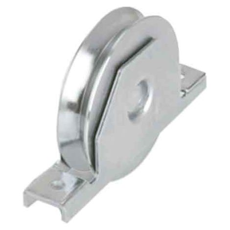 RUEDA CON SOPORTE INTERNO PARA PORTONES CANALÓN Y 80 mm