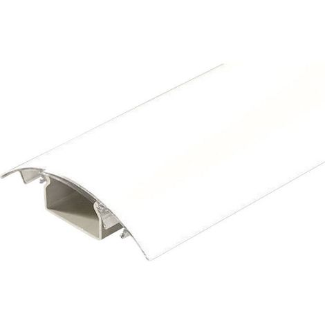 Protecteur de câble (L x l x H) 700 x 80 x 20 mm blanc mat Contenu: 1 pc(s) W90238 (1/5)
