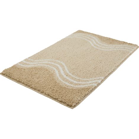 Kleine Wolke Badteppich Fish sandbeige 60 x 90 cm