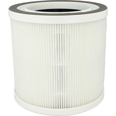 vhbw Air Filter compatible with TCL Breeva A1, A1W Air Purifier - Combi Filter Pre-Filter + HEPA 13 + Activated Carbon