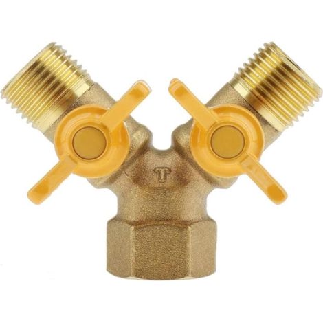 Adaptateur De Connexion Rapide De Raccord En T Pour Réservoir De Propane De 1/2 Pouce Avec Raccord De Soupape à Trois Voies Pour Cuisinière à Gaz, Bar