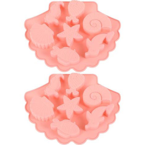 Molds Marine Figures for Gelatin and Chocolate 2 Pieces Heat