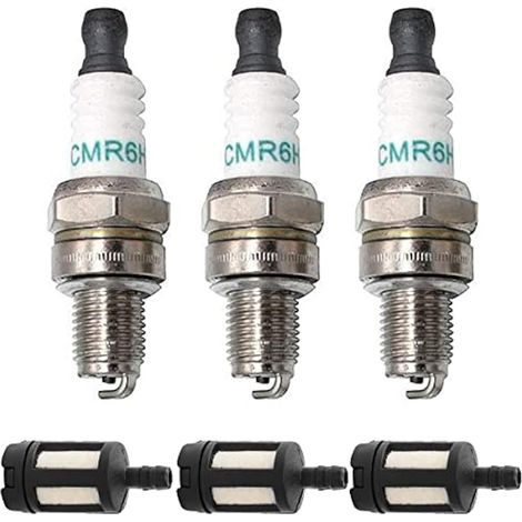 CMR6H Bougie d'allumage NGK 3365 Pour Stihl MS171 MS181 MS211 MS192C MS193T MS201T MS201TC MS201 MS201C MS251 FS90 FS110 FS130 BR 550 BR600 BR500 BG86 FS56 FS56C FS56RC FS70C FS70R (1/4)
