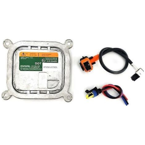 Module électronique de commande d'ampoule au xénon avec ballast + double fil, éclairage doux et agréable (1/5)