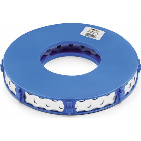 Index – Bande perforée courbée en acier inoxydable A2 10M – Résistante et flexible pour applications industrielles – Diamètre de serrage 17mm