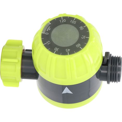 Programmateur d'arrosage automatique mécanique en ABS étanche pour jardin pelouse agriculture durée réglable 0-120 min (1/5)