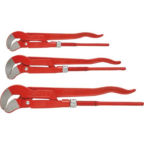 KS Tools 113.2100 Serie di Giratubi Modello Svedese, 3 Pezzi (1/3)
