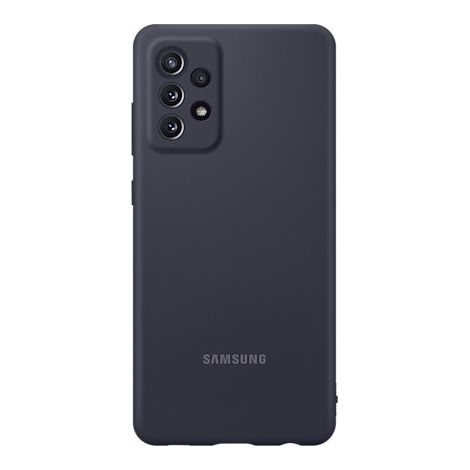 Custodia Silicon Cover Case Samsung EF-PA725TBEGWW Per Galaxy A72 SM-A725 Nero (1/5)