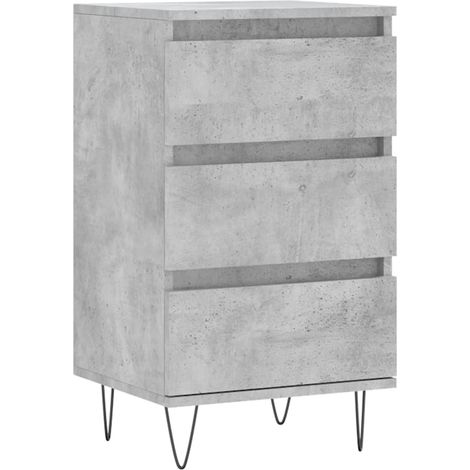 Credenza cassettiera mobile contenitore organizer cucina soggiorno salotto 40 x 35 x 70 cm legno ingegnerizzato grigio 020031934