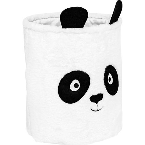 Bac à Jouets "Panda" 40cm Blanc & Noir (1/3)