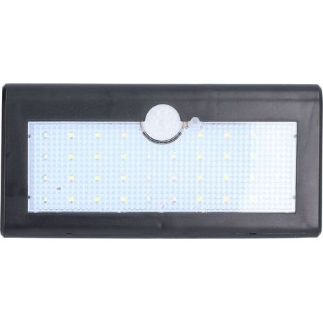 Lumière murale solaire 38LEDs lampe extérieure étanche à induction humaine pour balcon cour jardin allée (1/5)