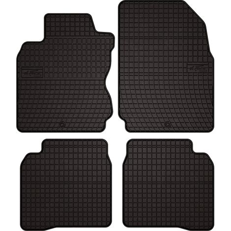 Gummifußmatten für: Nissan Note I E11 Minivan (2006–2012) – schwarz, passgenau (1/5)