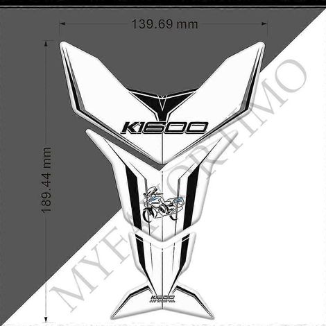 Autocollants 3D pour moto Grand America K1600, protection de panneau latéral, emblème de carénage, logo, protection de réservoir pour BMW K 1600 B GT GTL (1/5)
