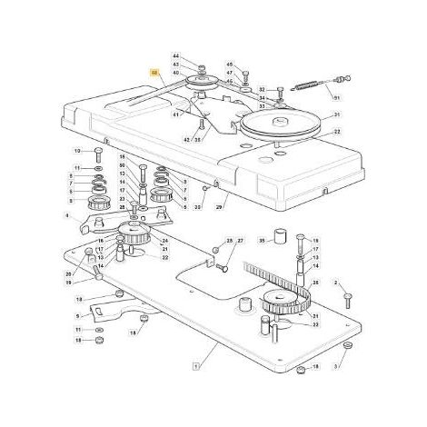 CINGHIA INNESTO LAME OPTIBELT TC122 ORIGINALE STIGA - 135062828/0