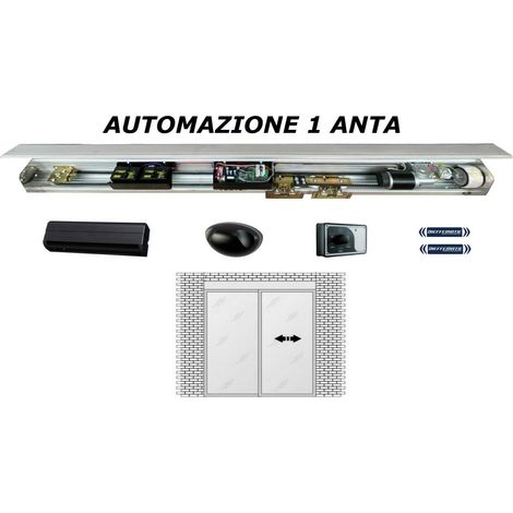 Porta Automatica Scorrevole 1 Anta Completa Di Accessori Ingresso Automatico 24v