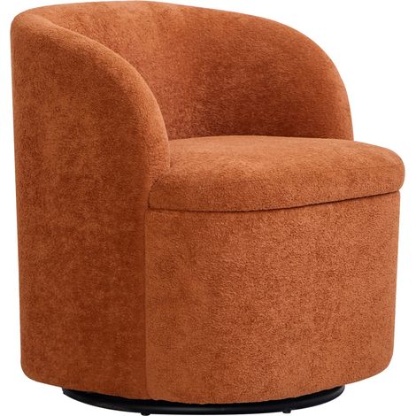Nordlys - Fauteuil Swivel Pivotant avec Pouf Scandinave (1/5)