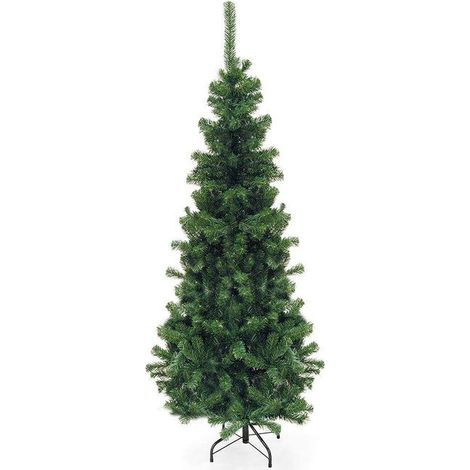 Galileo 2196812 Sestriere Albero di Natale Slim 436 rami 180 cm base metallo PVC colore Verde (1/2)