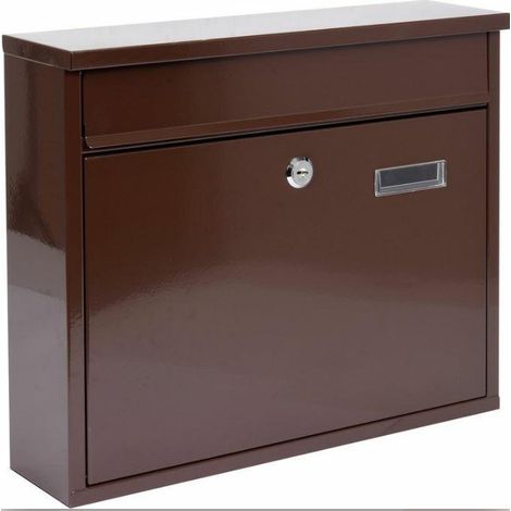 Boîte aux lettres Vorel 310 x 360 x 100 mm marron