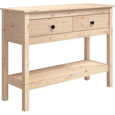 Maison Exclusive - Table console 100x35x75 cm Bois massif de pin