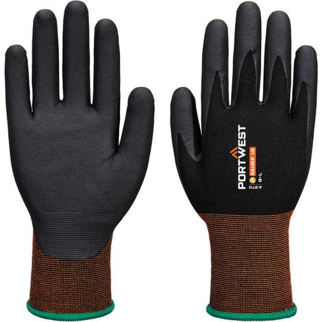 Guante de microespuma de nitrilo GP Grip 15 A370 XXL Negro (1/2)
