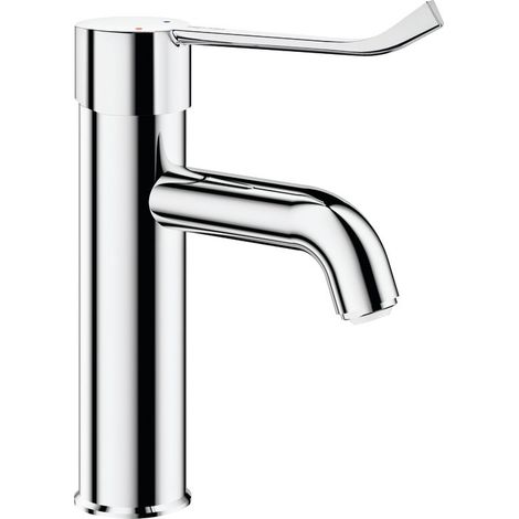 Delabie EHM pour lavabo H.95 L.120, sans garniture de vidange, levier hygiène (1/2)
