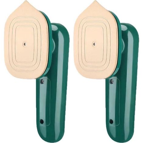 Lot de 2 mini fers à repasser portables Élimine les plis et les odeurs Écologique (1/5)