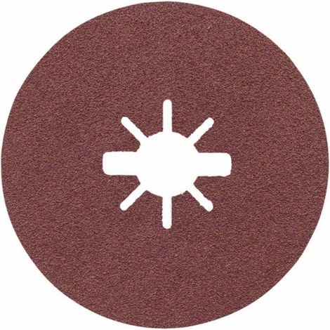 Bosch 2608619168 Disco de lija de fibra X-Lock R444 Expert for Metal 1 pieza Dm 115 mm G80