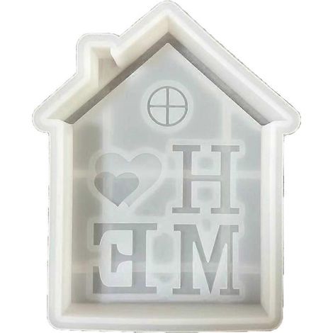 Hübsche Silikonform in Hausform für Kerzen- und Seifenherstellung, DIY-Geschenke für Zuhause (1/5)