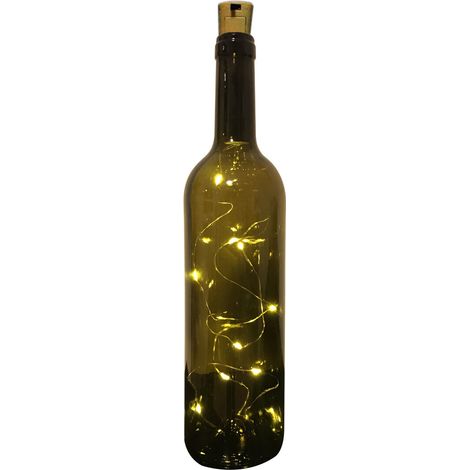 Hilo Luminoso 10 Leds para Botella con Tapón Plástico