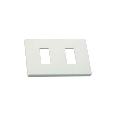 PLACCA 2 POSTI VENUS- - mm.115x80h. (1862.2F.B) - 20 pezzi MARLANVIL