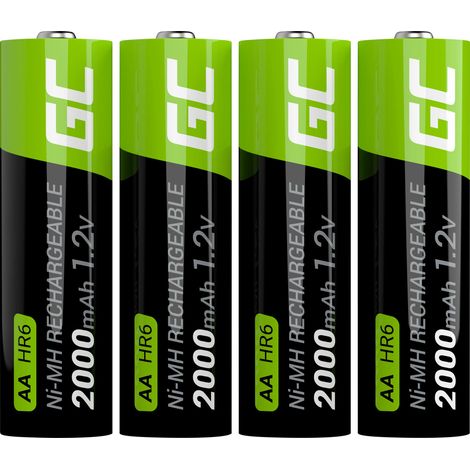 Green Cell HR6 Mignon (AA)-Akku NiMH 2000 mAh 1.2 V 4 St. (1/3)