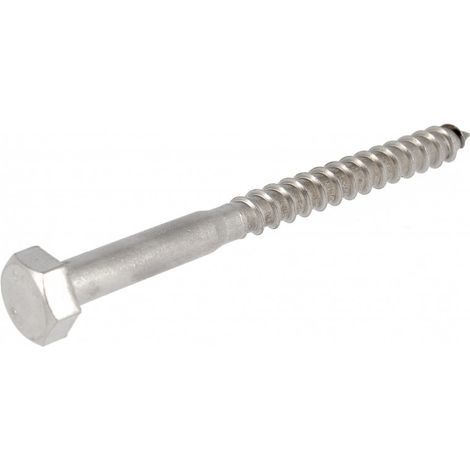 Tirefond 12X180 Inox A2 DIN 571