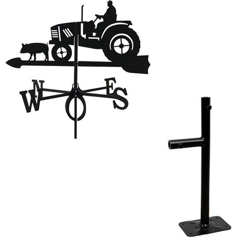 Girouette Fermier Grand Modèle + Support Universel