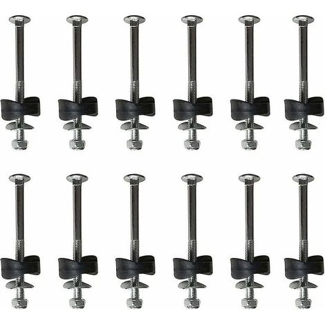 Lot de 12 entretoises de trampoline avec vis de fixation - Accessoires de rechange pour trampoline de 7,7 cm (1/5)