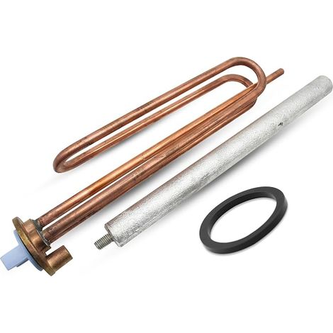 Resistance Kit for Water Heater 2000W Heating Resistor Kit Magnesium Water Heater Anode Rubber Gasket Fixing Screws Set Water Heater for Electric Water Heater Water Tank (1/5)