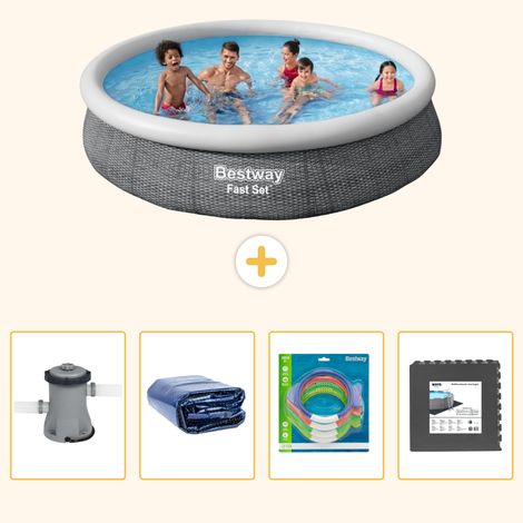 Bestway Bestway Fast Set Ronde - 366x76 cm - 5-pièces  S177 (1/5)